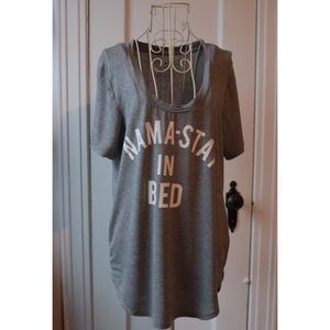 Nama-Stay in Bed | Long Grey Shirt